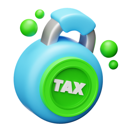 Tax Burden  3D Icon