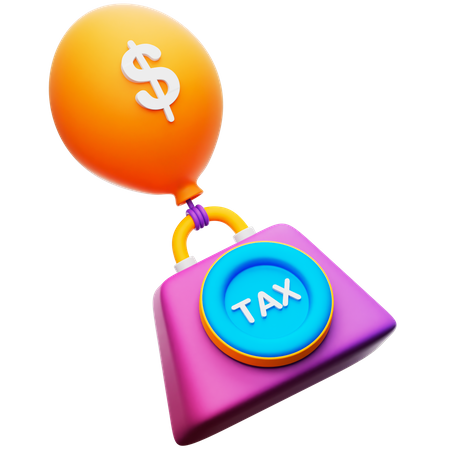 Tax Burden  3D Icon
