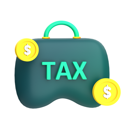 Tax Burden  3D Icon
