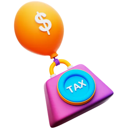 Tax Burden  3D Icon