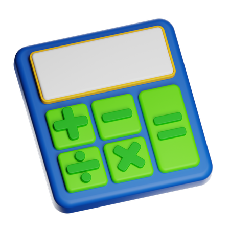 Tax Calculation  3D Icon
