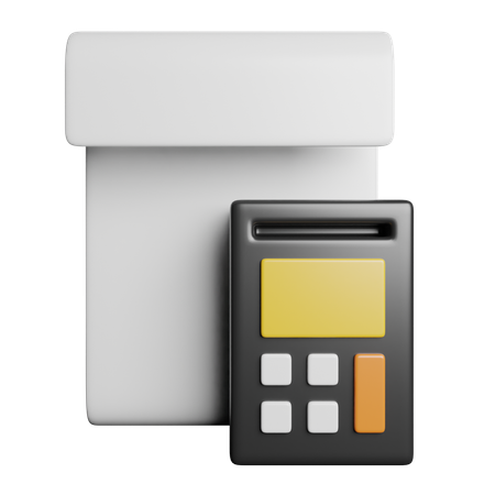 Tax Calculation  3D Icon