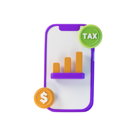 Tax Chart 3D Icon