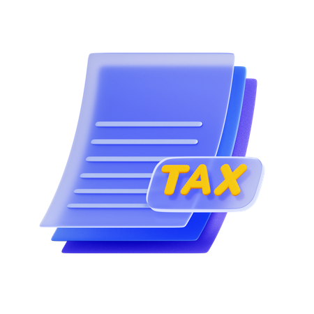 Tax Checklist  3D Icon