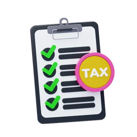 Tax Compliance  3D Icon