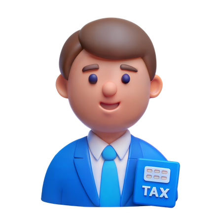 Tax Consultant  3D Illustration