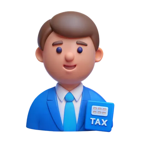 Tax Consultant  3D Illustration