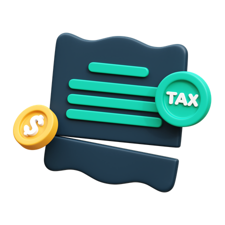 Tax Cut  3D Icon