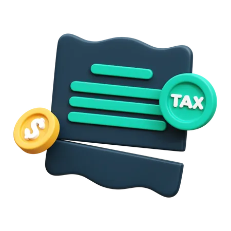 Tax Cut  3D Icon