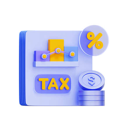 税務データ分析  3D Icon