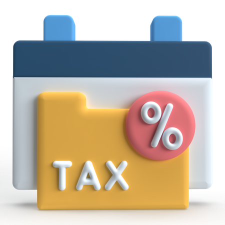 Tax Day  3D Icon