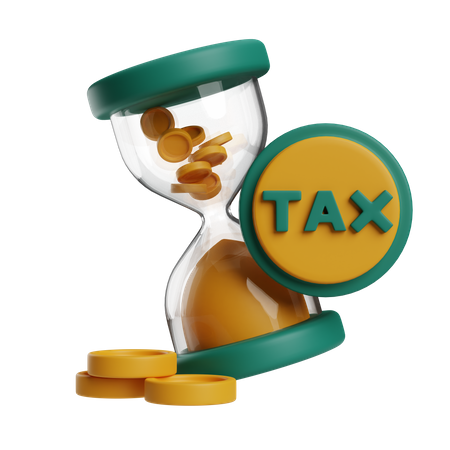 Tax Deadline  3D Icon