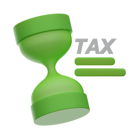 Tax Deadline  3D Icon