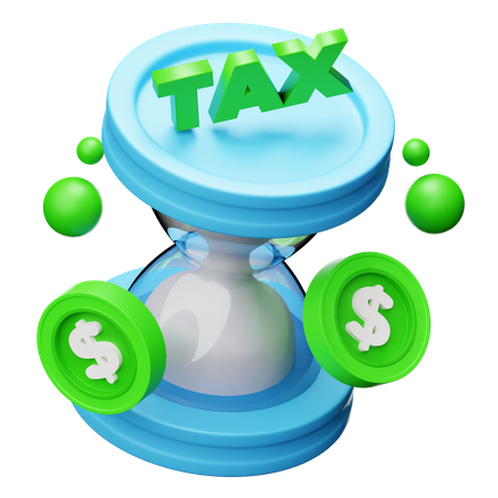 Tax Deadline  3D Icon