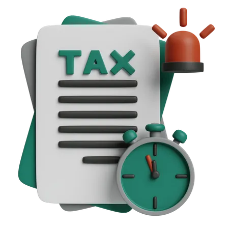 Tax Deadline 3D Icon