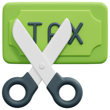 Tax Deduction  3D Icon