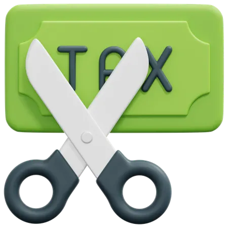 Tax Deduction  3D Icon