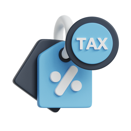 Tax Discount  3D Icon