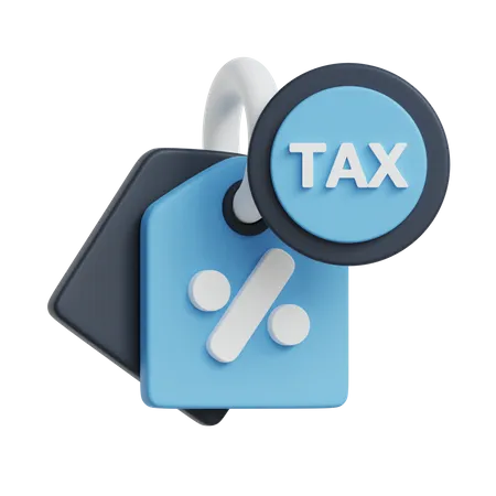 Tax Discount  3D Icon