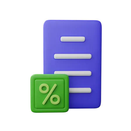 Tax Document Download This Item Now 3D Icon