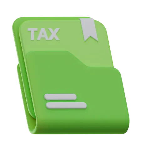 Tax Document  3D Icon