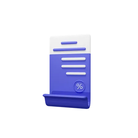 Tax Document Download This Element Now 3D Icon