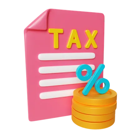 Tax File  3D Icon