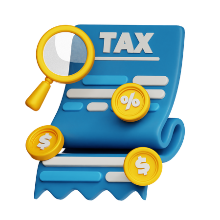 Tax File  3D Icon