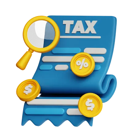 Tax File  3D Icon