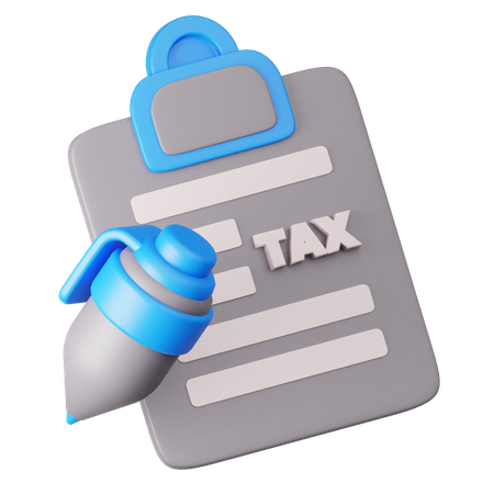 TAX File  3D Icon