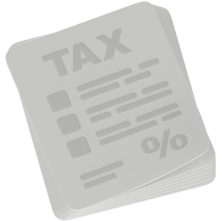 Tax File  3D Icon