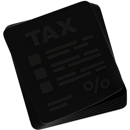 Tax File  3D Icon