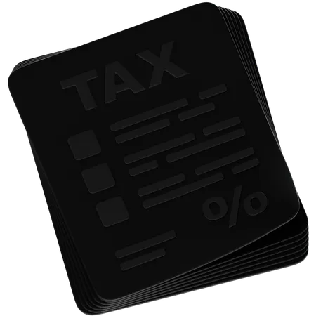 Tax File  3D Icon