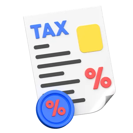 Tax File  3D Icon