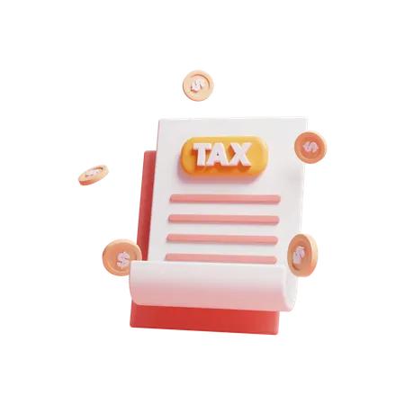 Tax File  3D Icon