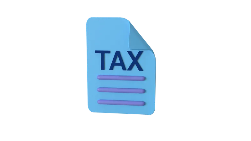 Tax File  3D Icon