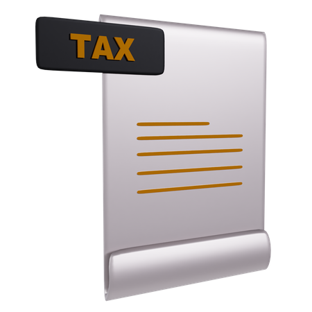 Tax File  3D Icon