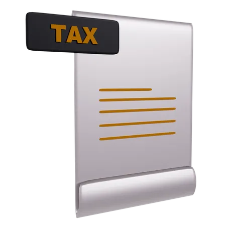 Tax File  3D Icon