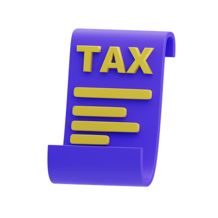 Tax File  3D Icon