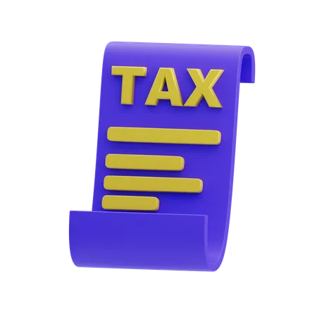 Tax File  3D Icon