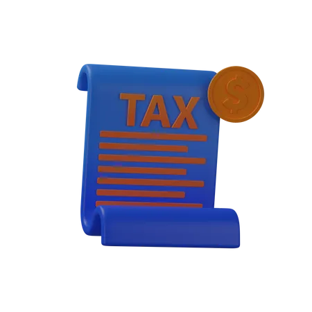 Tax File  3D Icon