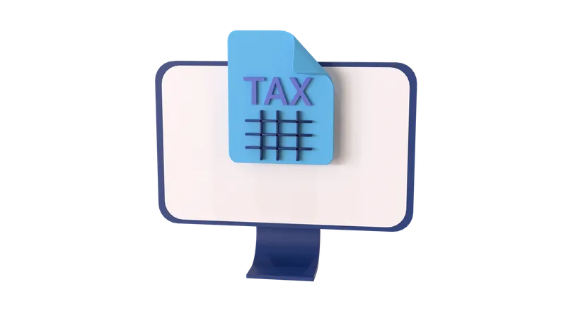 Tax File  3D Icon