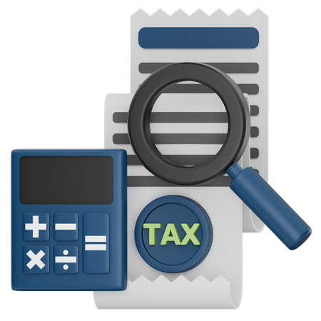 Tax Filling  3D Icon
