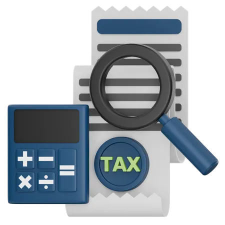 Tax Filling  3D Icon