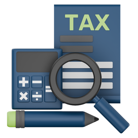 Tax Filling  3D Icon