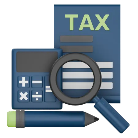 Tax Filling  3D Icon