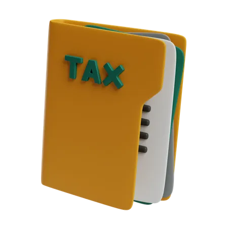 Tax Folder  3D Icon