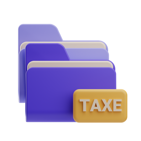 Tax Folder  3D Icon