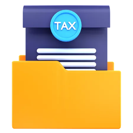 Tax Folder  3D Icon