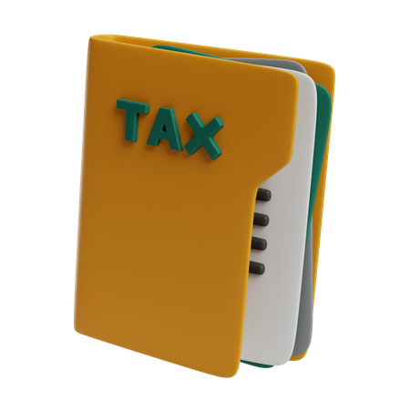 Tax Folder  3D Icon